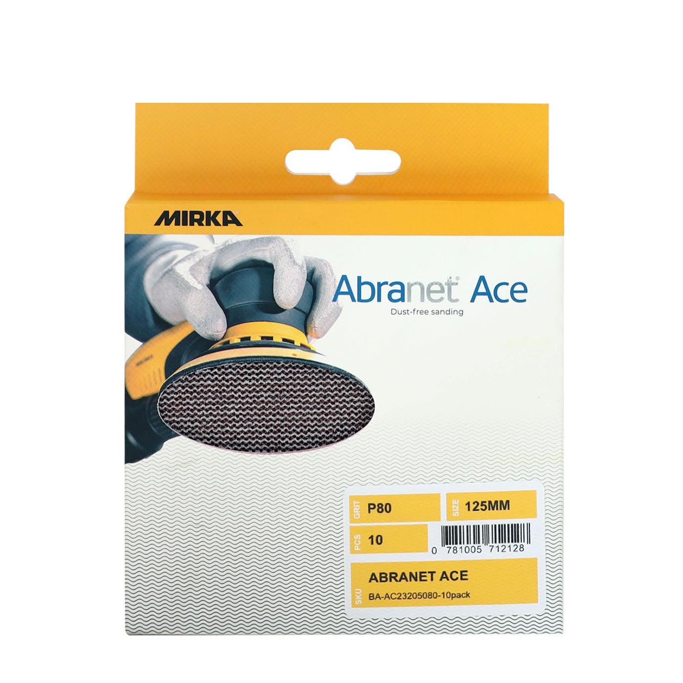 Mirka Abranet schuurrooster 125mm klittenband/korrel P80 / 50 stuks