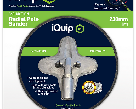 Iquip Radial Pole Sander 230mm - Crockers Paint & Wallpaper