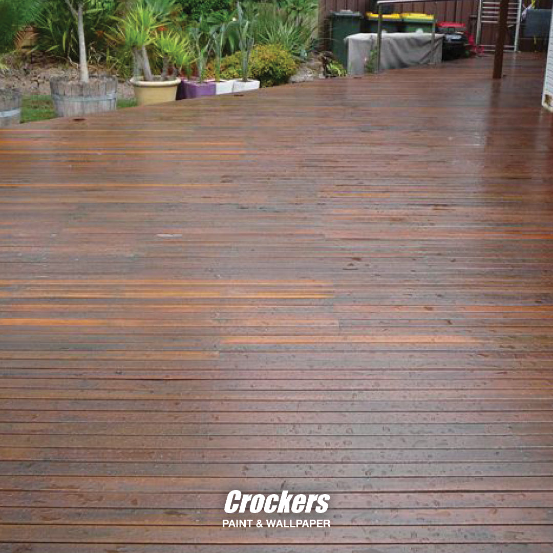 Your guide to re-staining your faded timber deck - Crockers Paint & Wallpaper