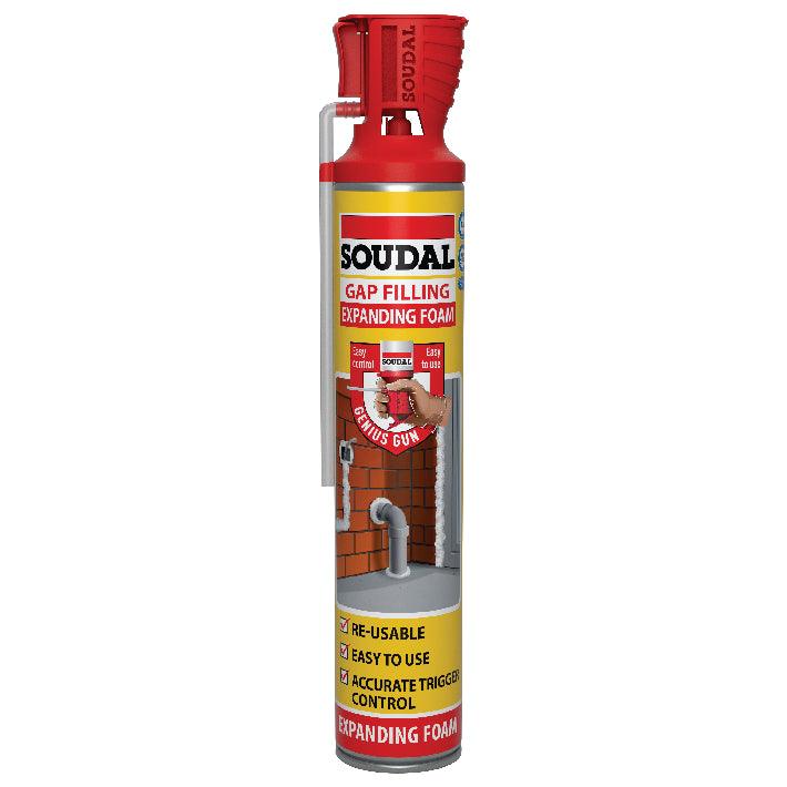 Soudal Genius Gun Gap Filling Expanding Foam (Champagne) – Crockers
