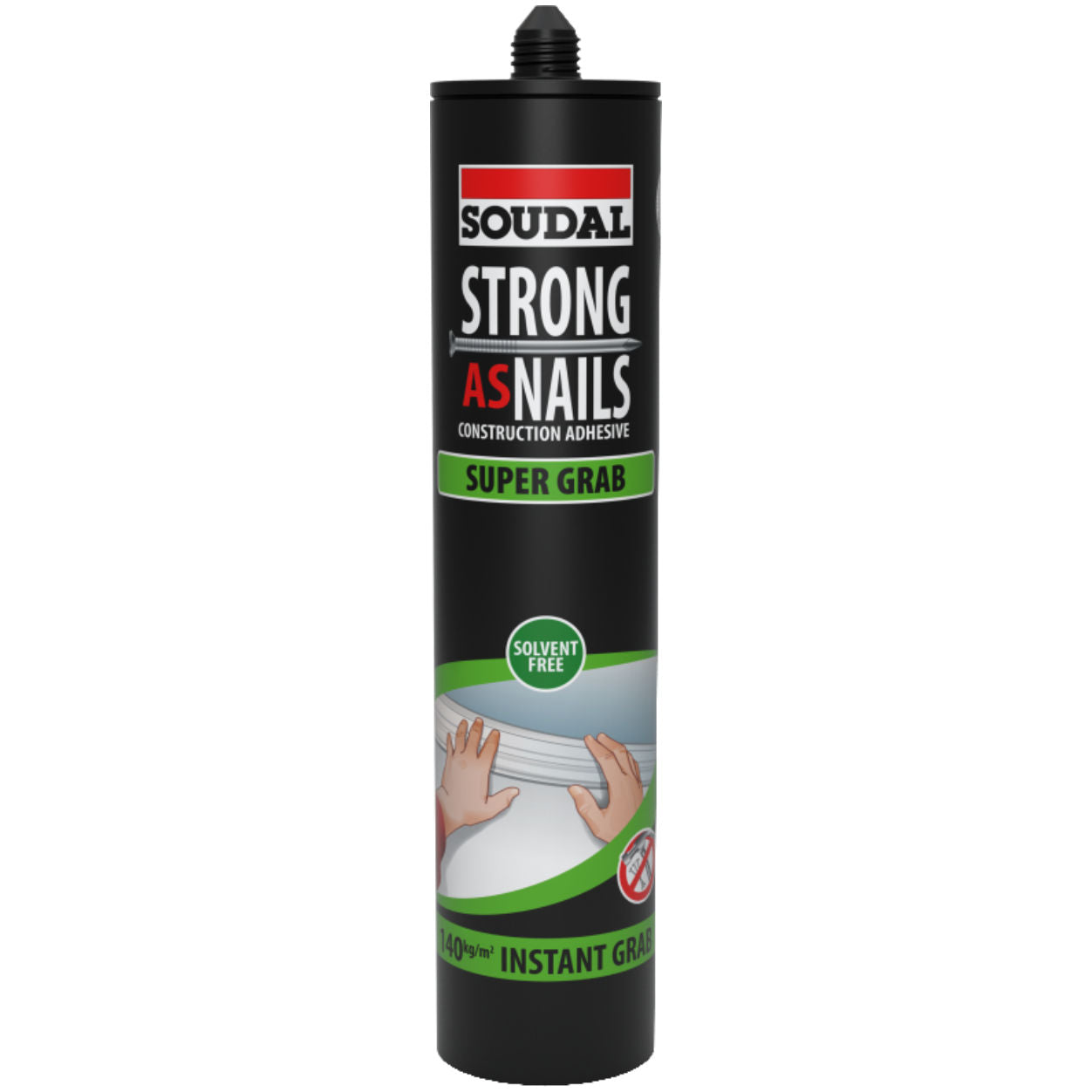 Soudal Super Grab Stong As Nails Adhesive BEIGE - Crockers Paint & Wallpaper
