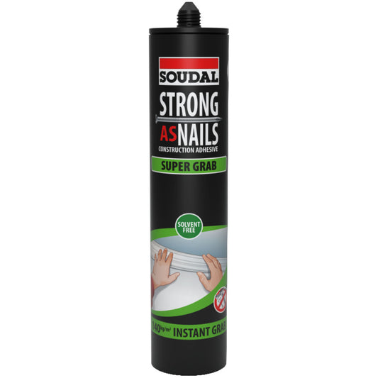 Soudal Super Grab Stong As Nails Adhesive BEIGE - Crockers Paint & Wallpaper
