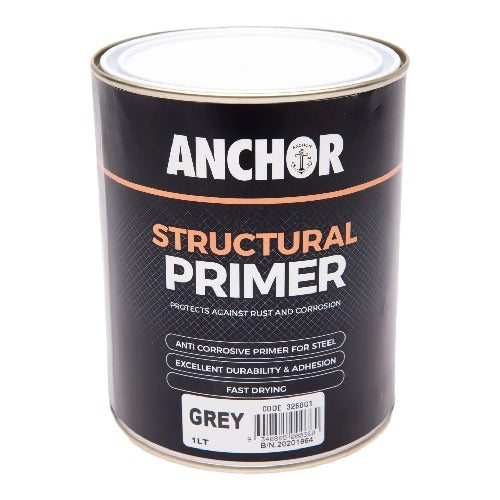 Anchor Structural Primer Protects Metals Against Rust & Corrosion