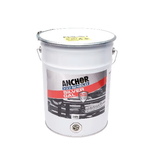 Anchor Shield Silver Gal Silver Galvanised Finish Paint - Crockers Paint & Wallpaper