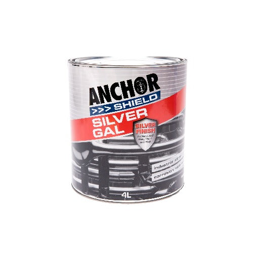 Anchor Shield Silver Gal Silver Finish Paint