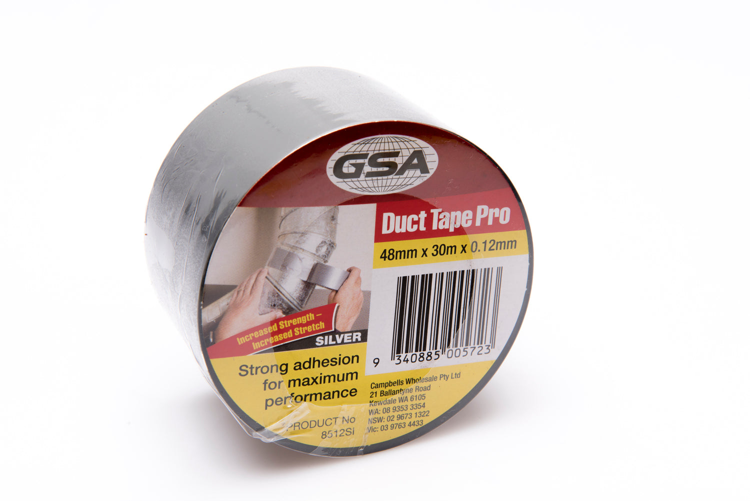 GSA Duct Tape Pro Silver - Crockers Paint & Wallpaper