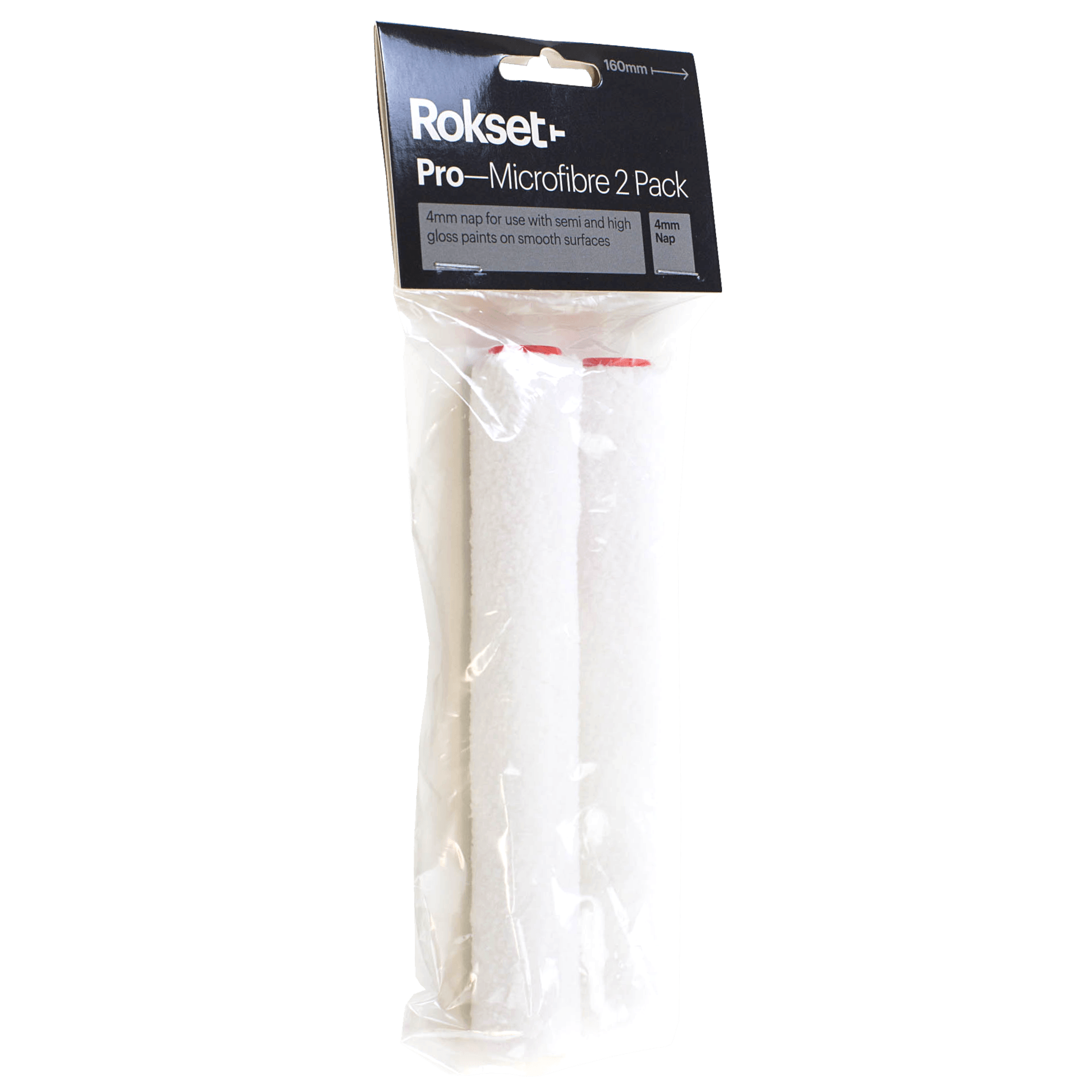 Sequence Pro Microfibre 4mm Roller Covers 160mm (2pack) Crockers