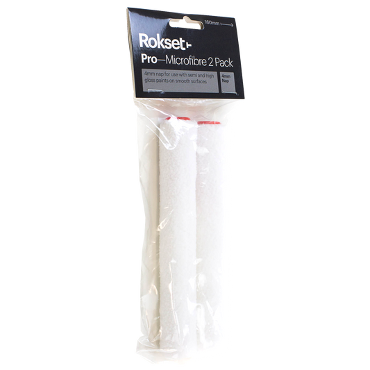 Sequence Pro Microfibre 4mm Roller Covers 160mm (2pack) - Crockers Paint & Wallpaper