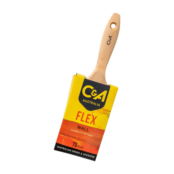 Flex Filament Bristle Paint Brush With Wooden Handle