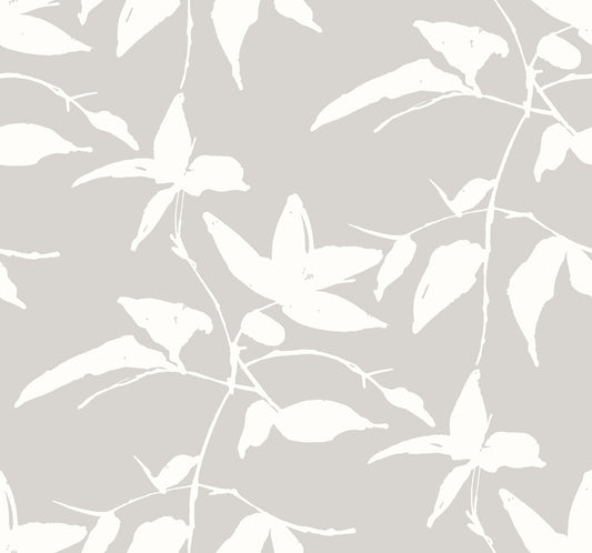 Ronald Redding Designs Tea Garden Persimmon Leaf Wallpaper - Crockers Paint & Wallpaper