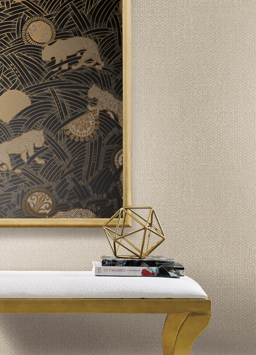 Ronald Redding Designs Tea Garden Bantam Tile Wallpaper - Crockers Paint & Wallpaper
