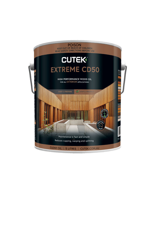 Cutek Extreme CD50 Wood Oil CLEAR - Crockers Paint & Wallpaper