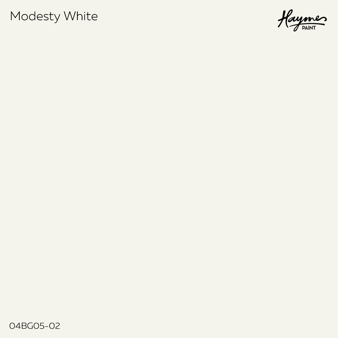 Haymes Modesty White - Crockers Paint & Wallpaper
