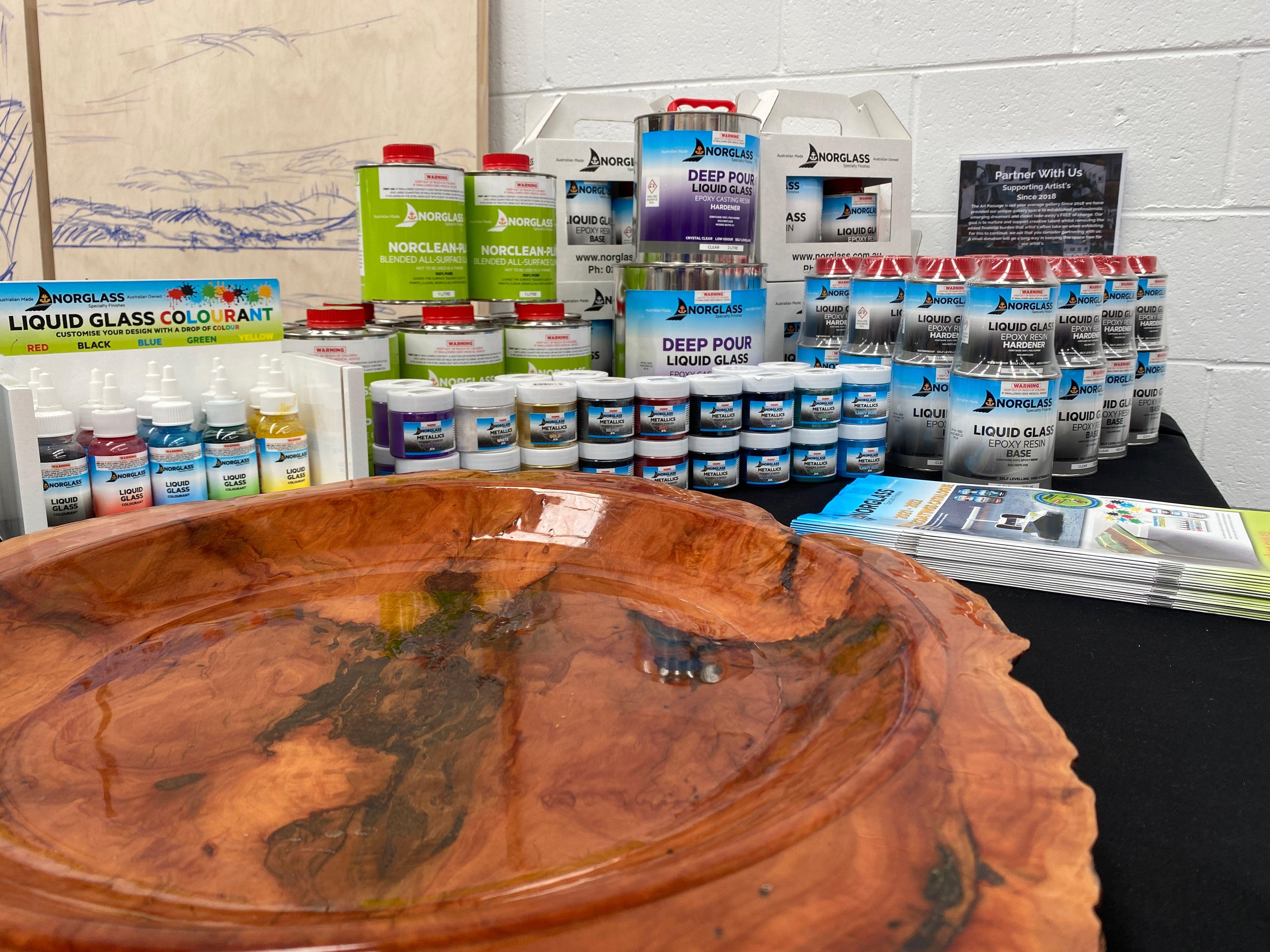 Liquid Glass Epoxy Resin Crockers Paint & Wallpaper