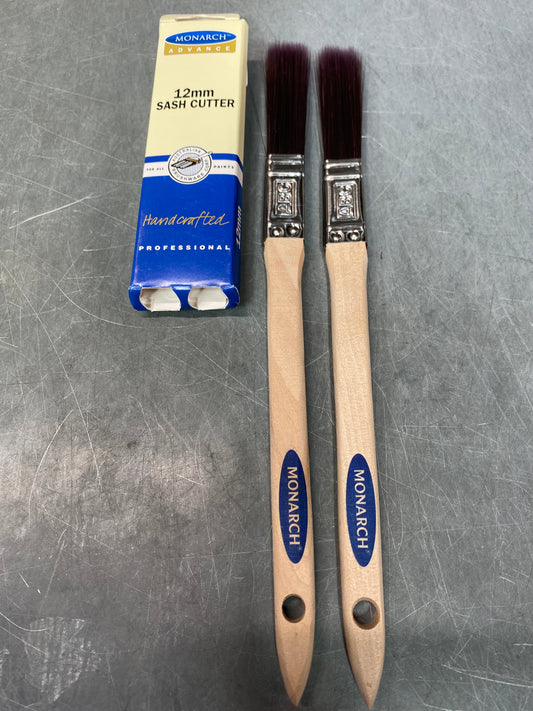 Monarch Advance Sash Cutter 12mm Twin Pack Paint Brushes - Crockers Paint & Wallpaper