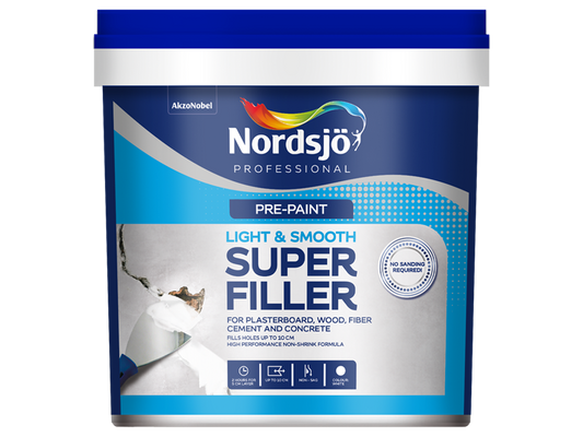 Nordsjo Filler Light and Smooth Super - Crockers Paint & Wallpaper