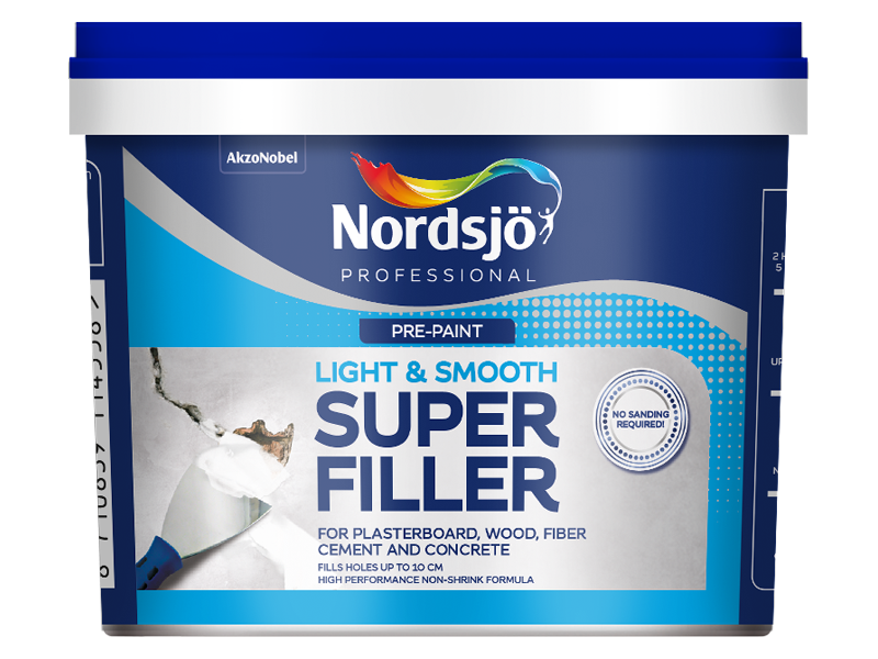 Nordsjo Filler Light and Smooth Super - Crockers Paint & Wallpaper