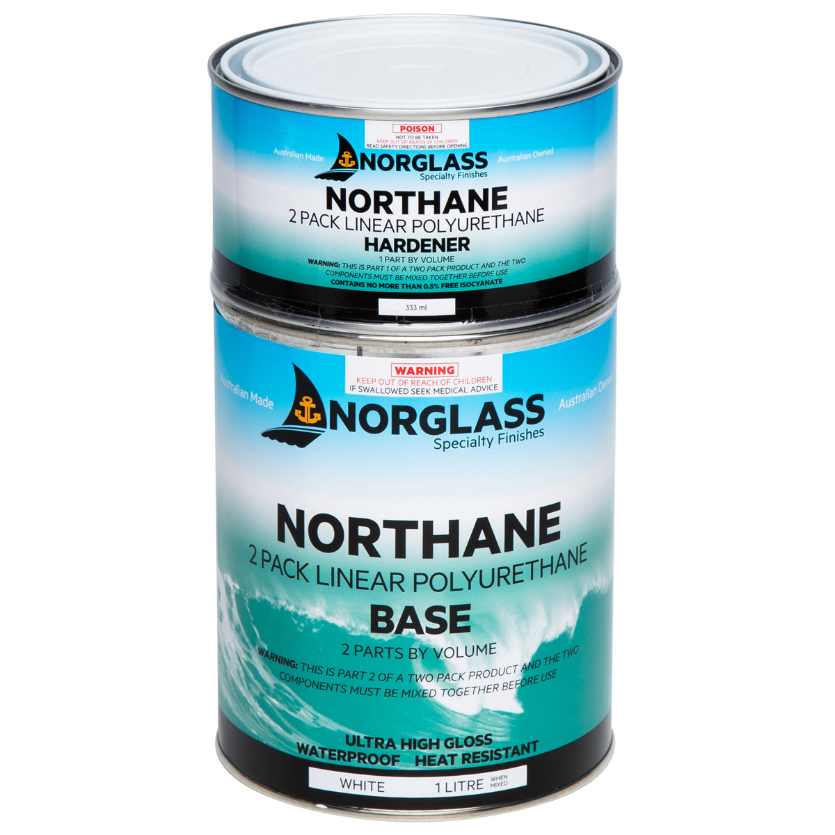 Norglass Northane Gloss WHITE (2 pack)