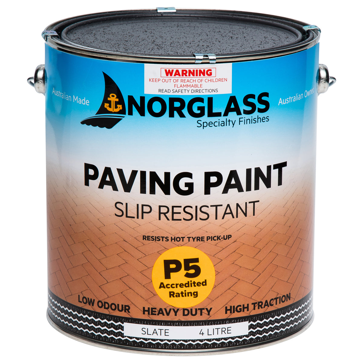 Norglass Slip Resistant Non Slip Paving Paint - Crockers Paint & Wallpaper