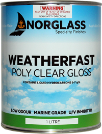Norglass Weatherfast Poly Clear GLOSS - Crockers Paint & Wallpaper