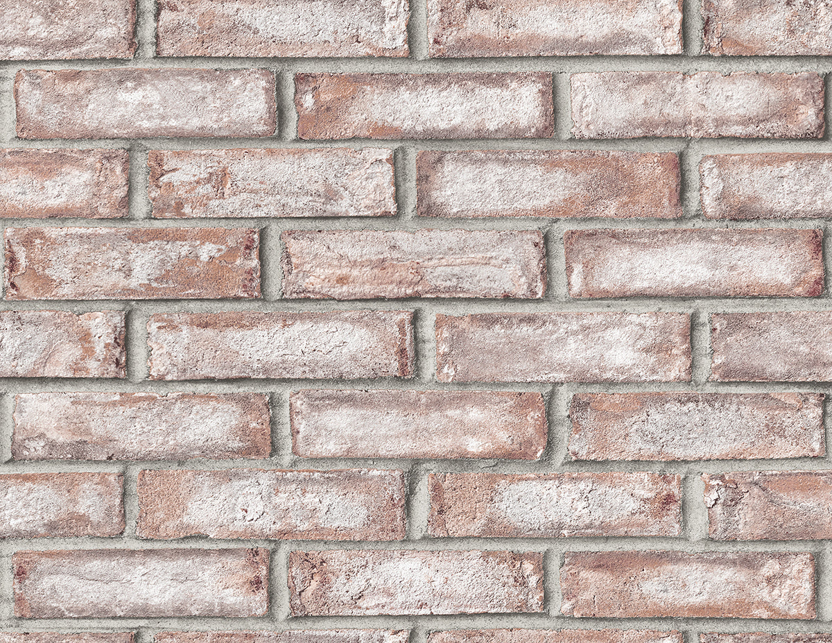 2754 Mainstreet Wallpaper Rough Brick - Crockers Paint & Wallpaper