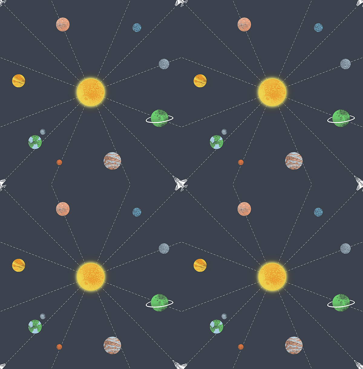 Daydreamers Wallpaper Solar System - Crockers Paint & Wallpaper